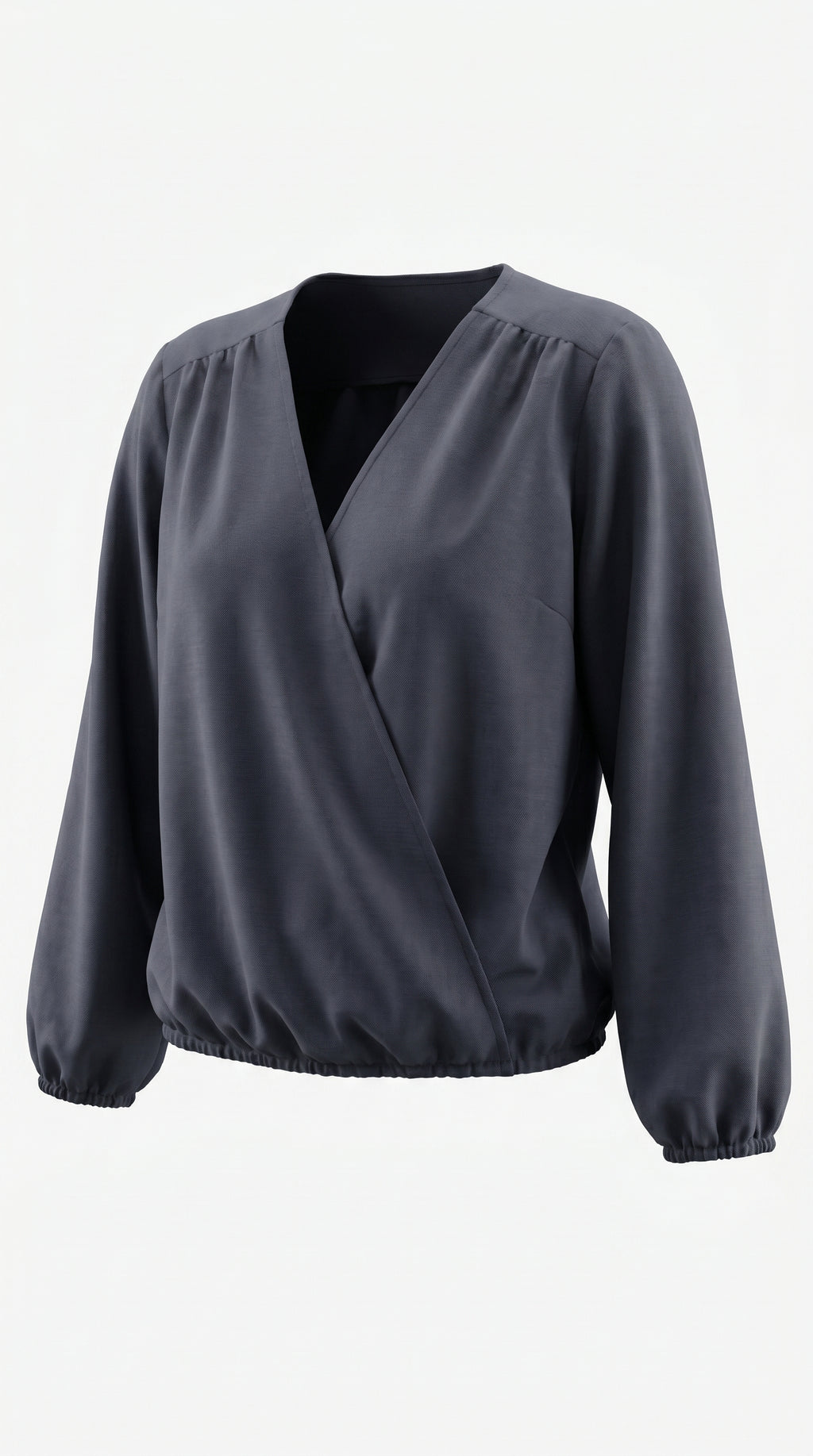 GEMMA - camicia collo a V | Manica Lunga
