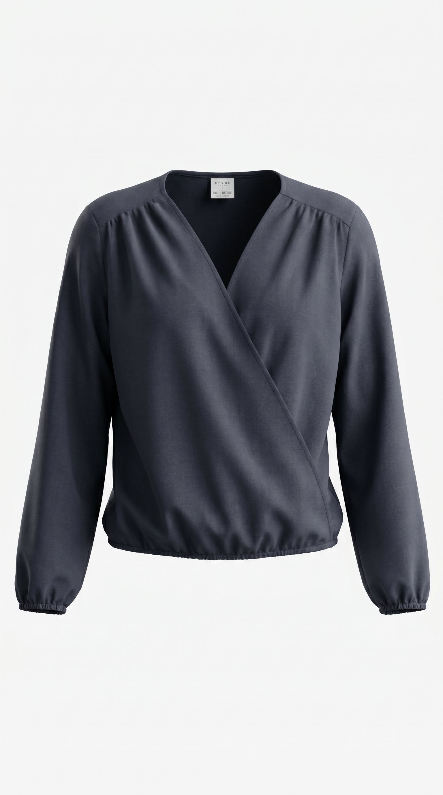 GEMMA - camicia collo a V | Manica Lunga