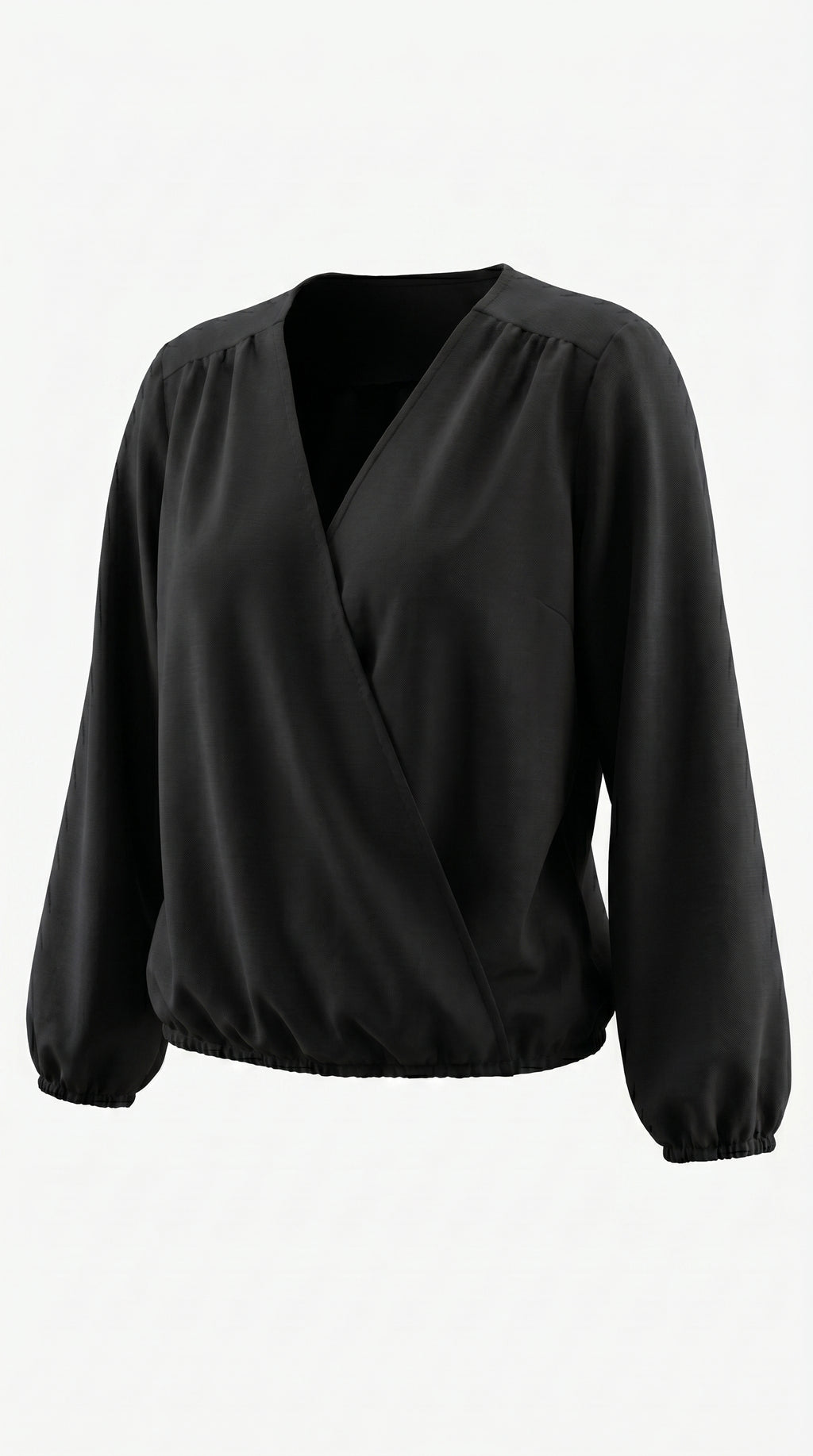 GEMMA - camicia collo a V | Manica Lunga