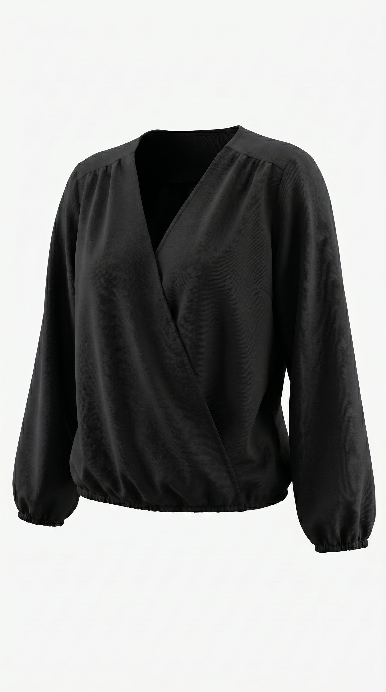 GEMMA - camicia collo a V | Manica Lunga