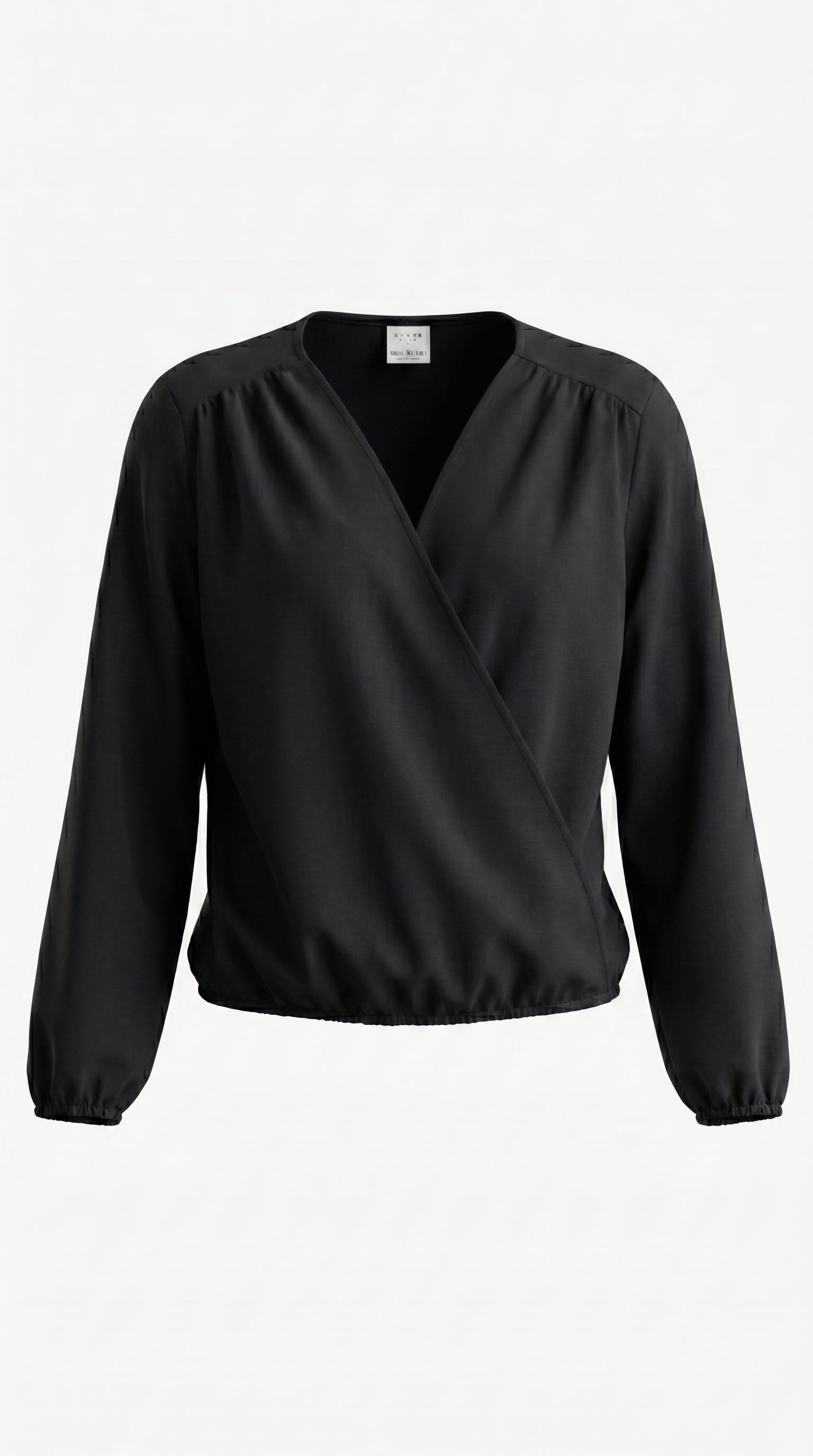 GEMMA - camicia collo a V | Manica Lunga